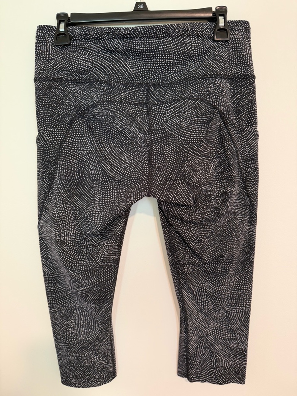 *EUC* Lululemon Fast and Free Cropped Pattered Leggings - Picture 3 of 5